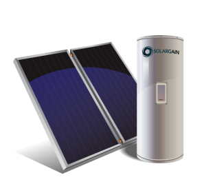 Solargain Ground Mount 315L Twin Panel with Gas Booster Solargain Ground Mount 315L Twin Panel with Gas Booster